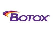 Botox logo displayed in purple lettering on a clean white background